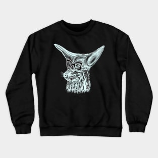 Hipster Coyote Costello Crewneck Sweatshirt